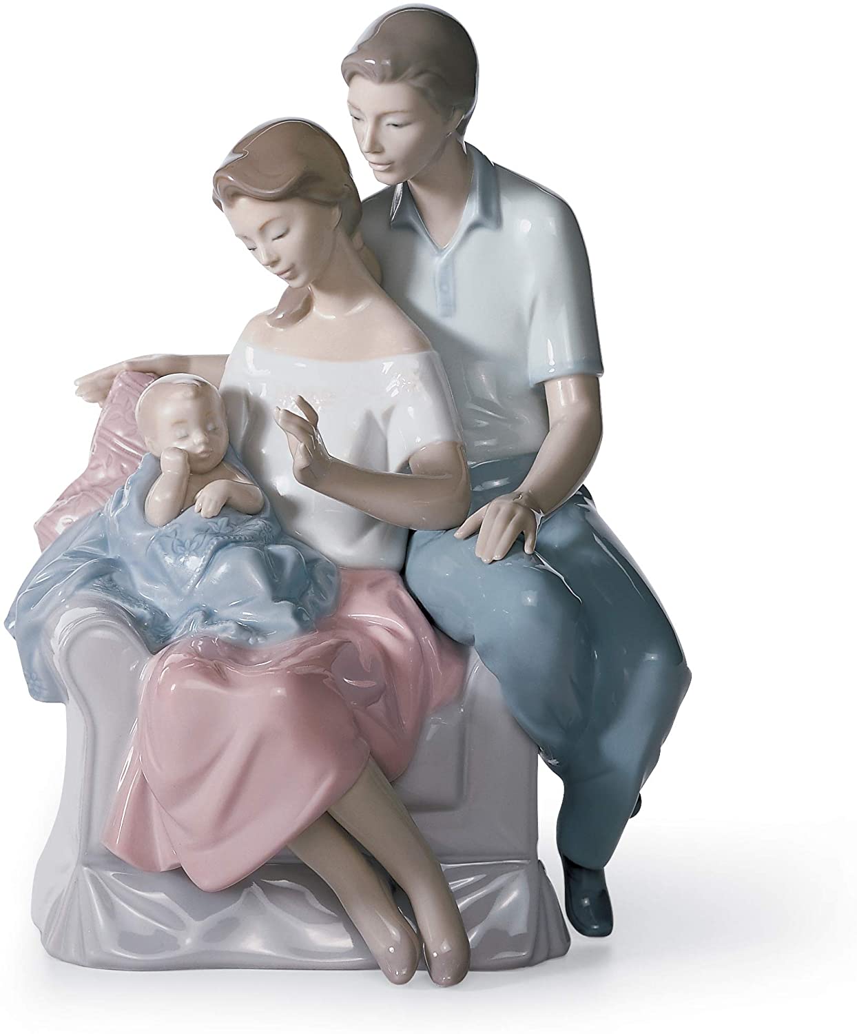 LLADRÃ“ A Circle of Love Family Figurine. Porcelain Family Figure.