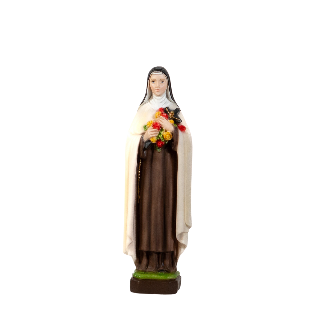 The Faith Gift Shop Saint Theresa of the Little Flowerstatue - Hand Painted in Italy - Our Tuscany Collection -Estatua de Santa Teresita