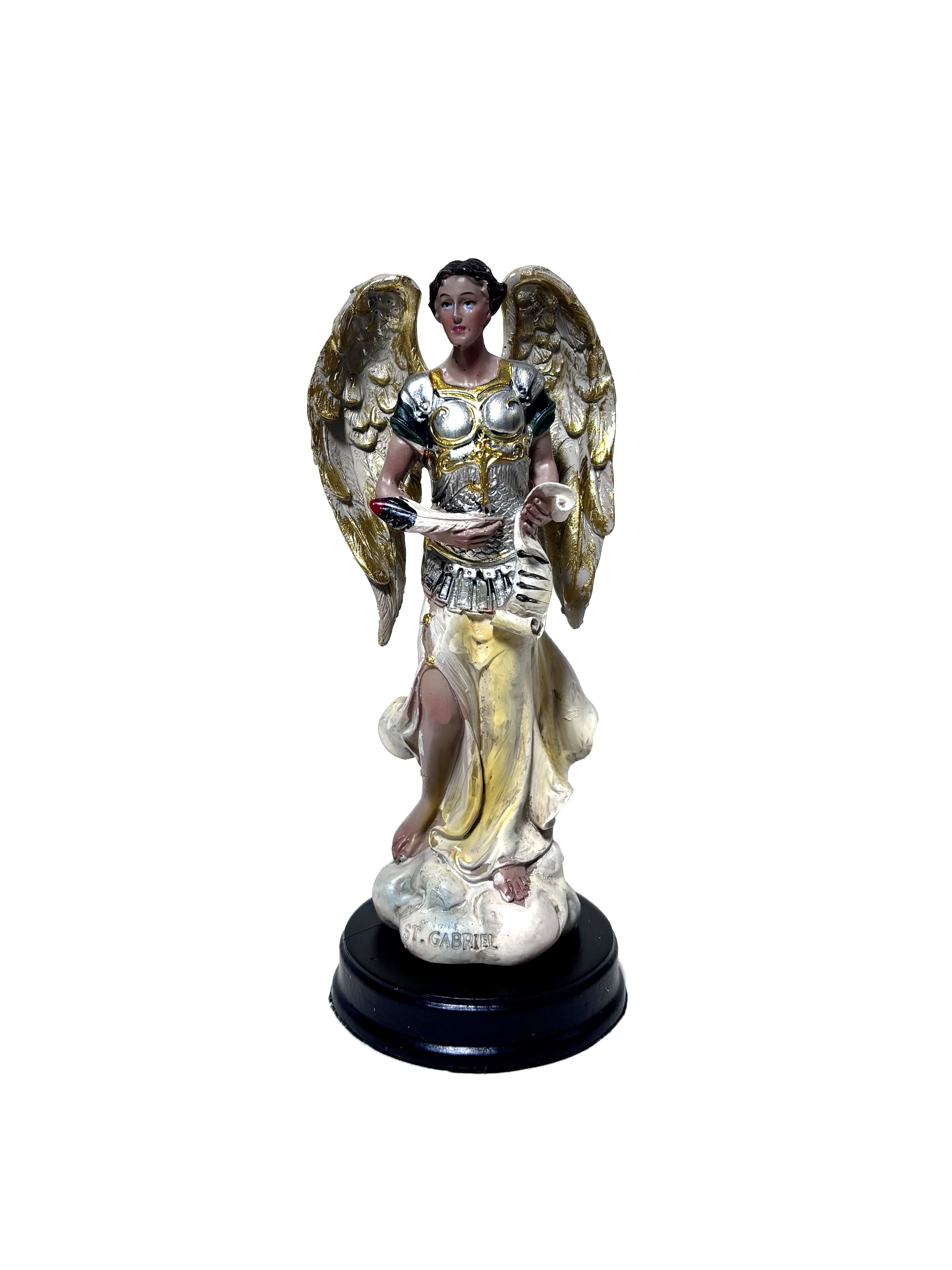 Religious statue of Saint Gabriel Archangel 5" height