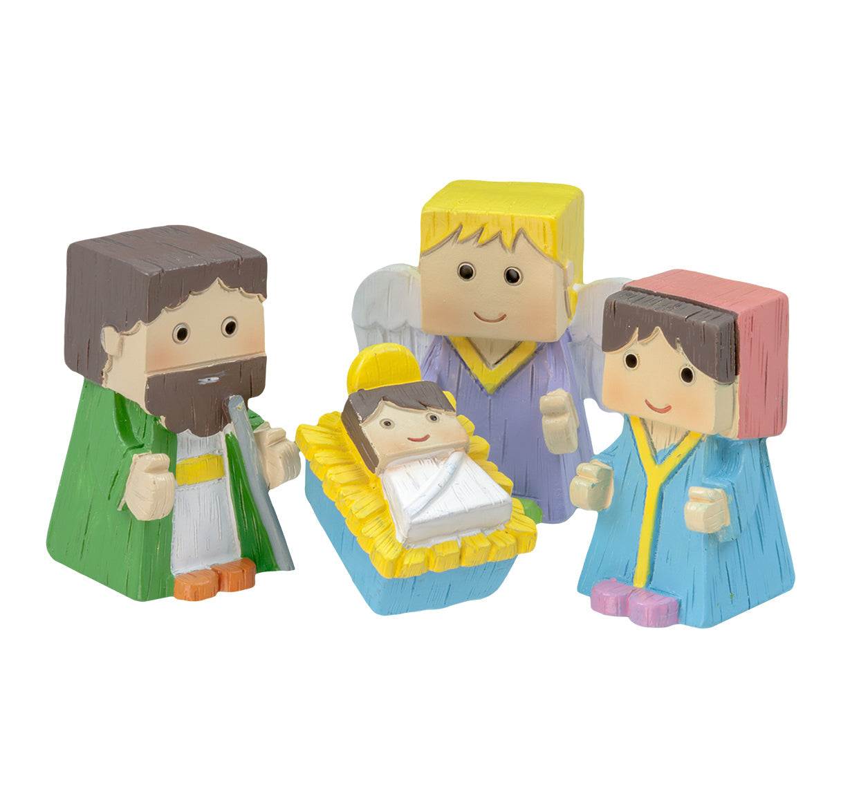 Kids Nativity Set Block People