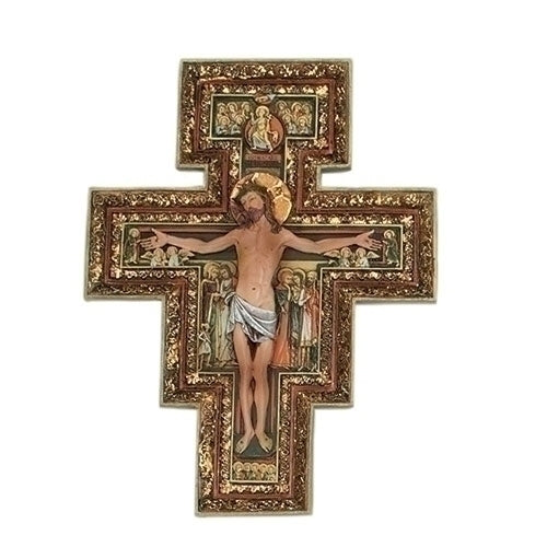 10.75"H  Saint Damian Cross