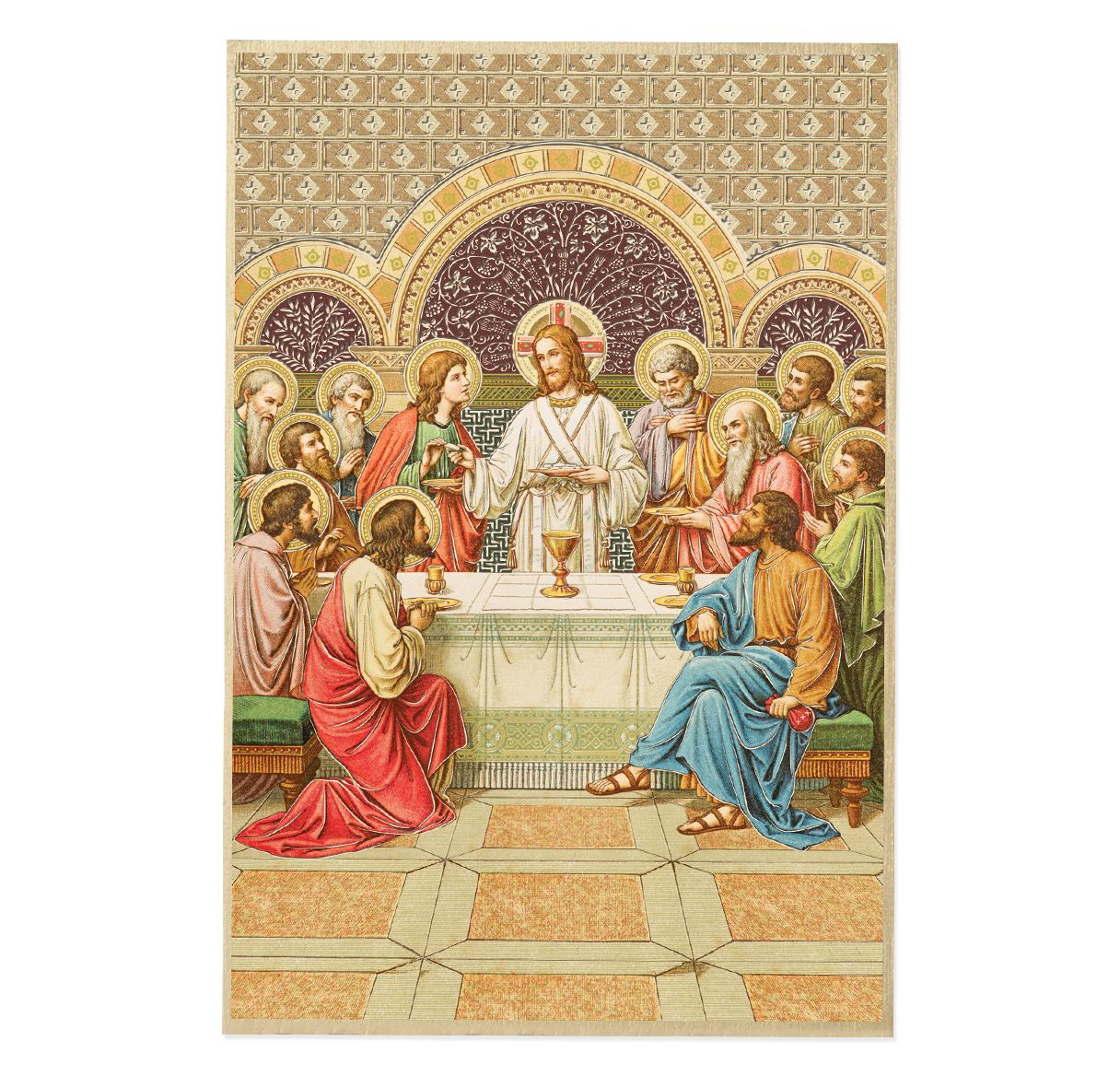 4" x 6"Last Suppuer Mosaic PLaque