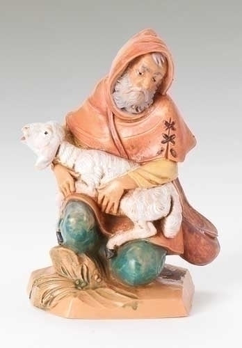 5" SCALE JEREMIAH, SHEPHERD NATIVITY FIGURE