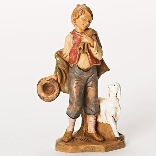 5" SCALE LUCAS, BOY SHEPHERD NATIVITY FIGURE