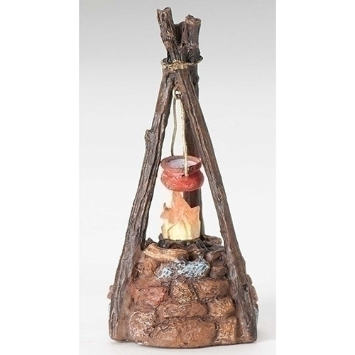 Fontanini	3.75"H LED CAMPFIRE SCALE NATIVITY