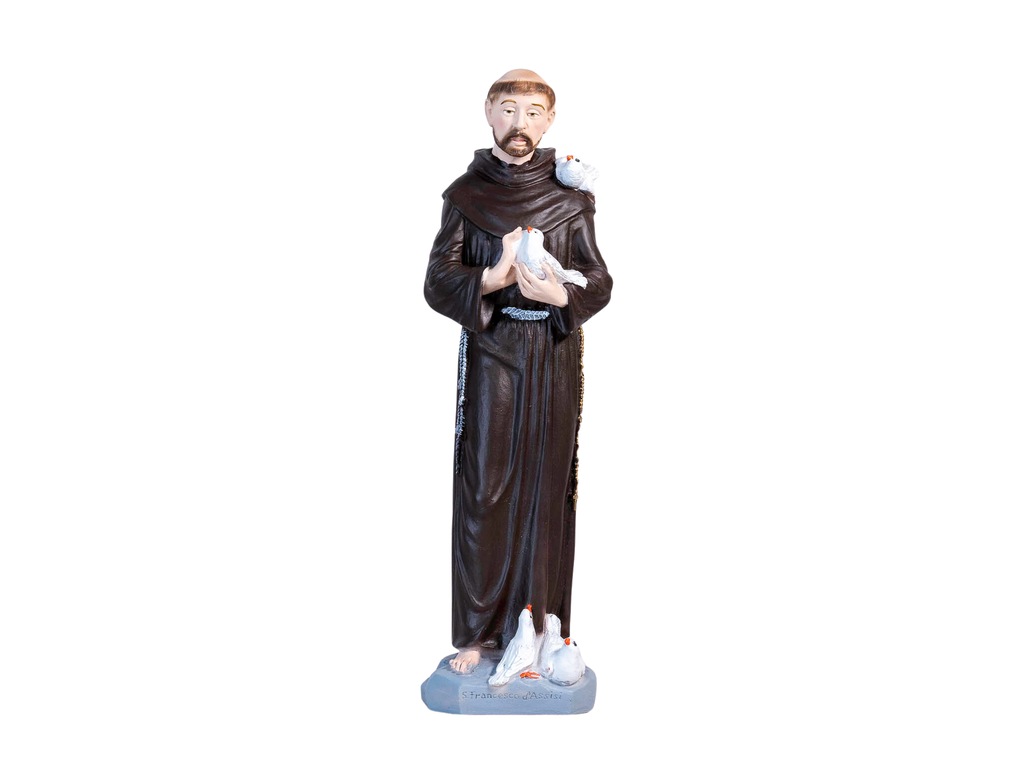 The Faith Gift Shop Saint Francis of Assisi statue - Hand Painted in Italy - Our Tuscany Collection - Estatua de San Francisco de Asis