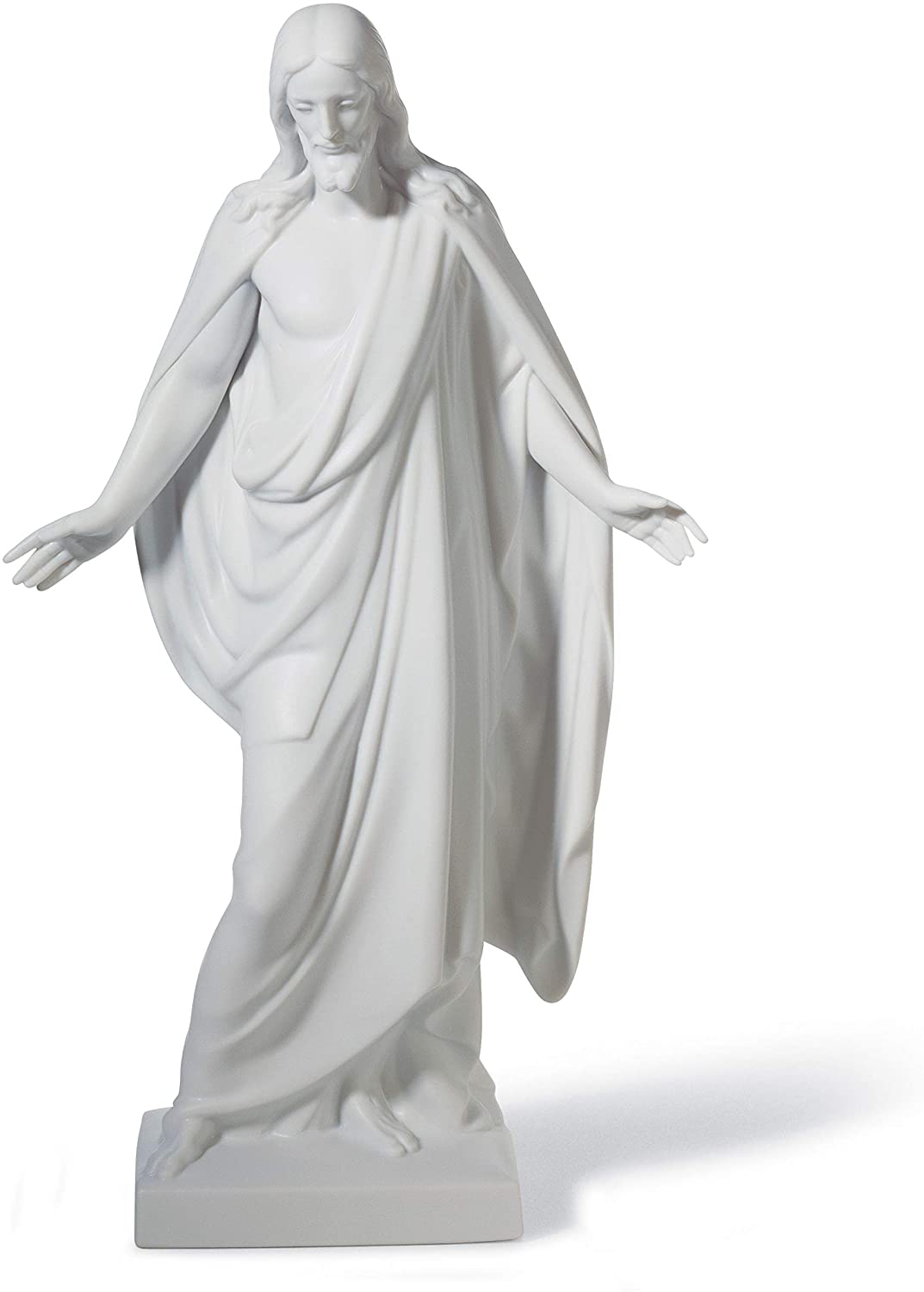 LLADRÃ“ Christ Figurine. Left. Porcelain Christ Figure.