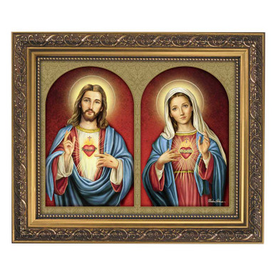 Framed Print Adams Sacred Hearts