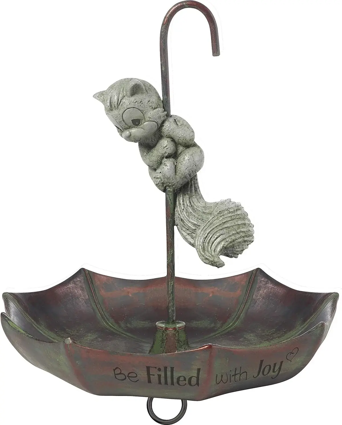 Squirrel Bird Feeder Filled - Precious Moments