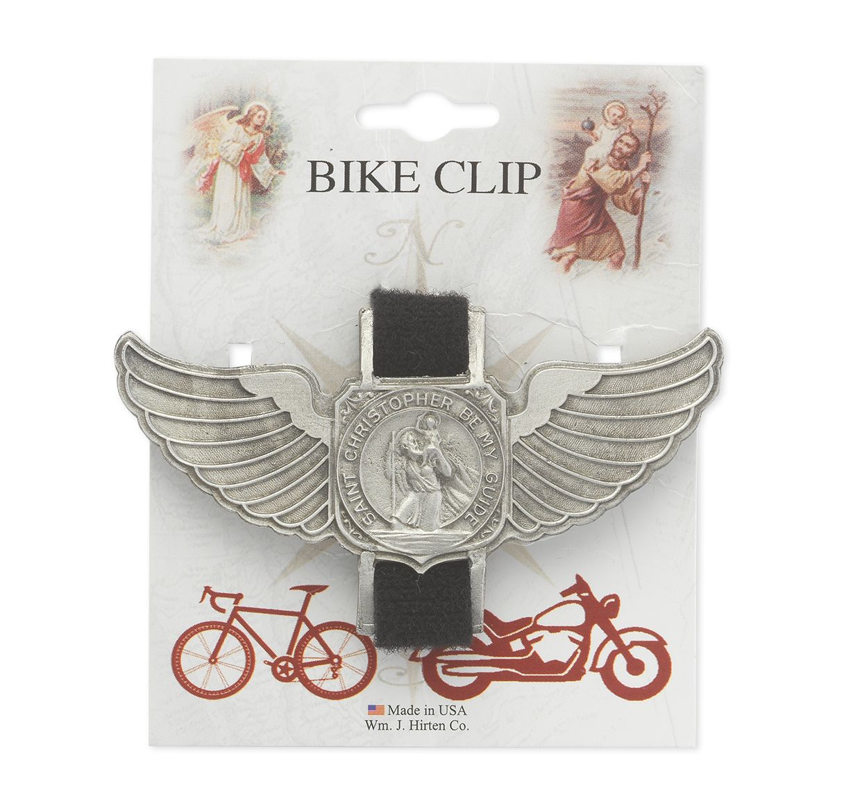 Saint Christopher Bike Clip