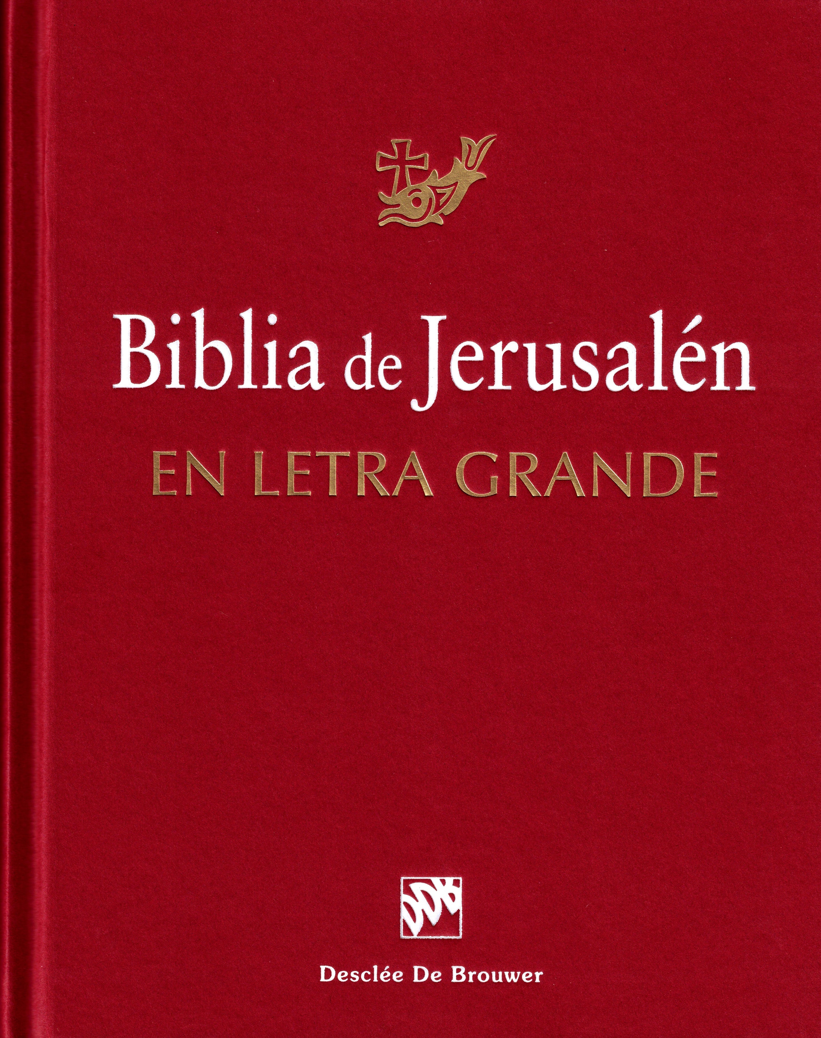 Biblia de JerusalÃ©n en Letra Grande