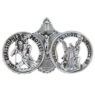 St. Chrstph/guard Angel Visor Clip