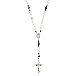 Pearl Rosary - White