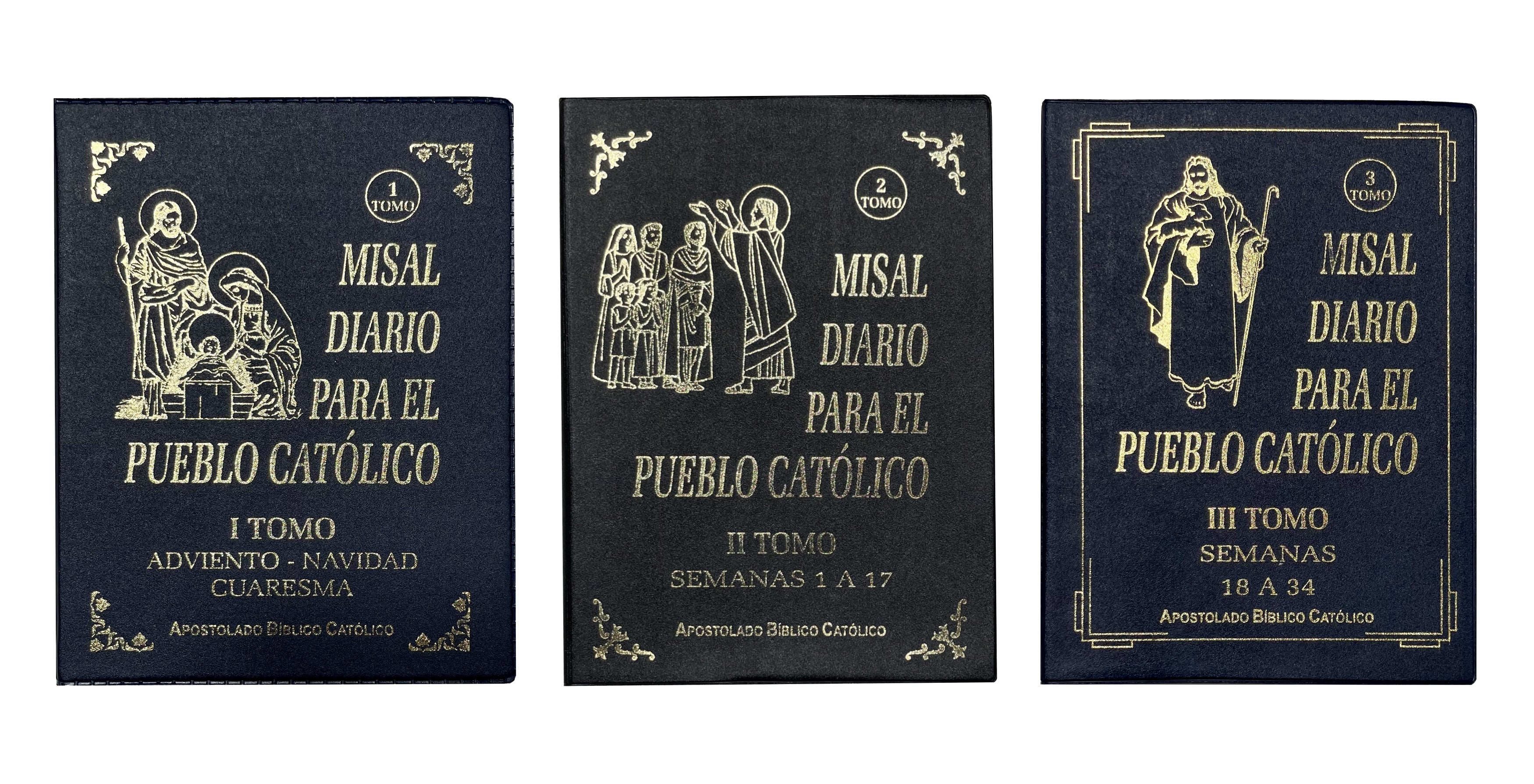 Misal Diario Para el Pueblo CatÃ³lico 3 tomos incluidos