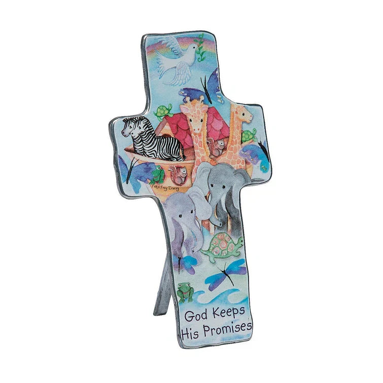 Promises Cross Plaque - God Keeps His Promises