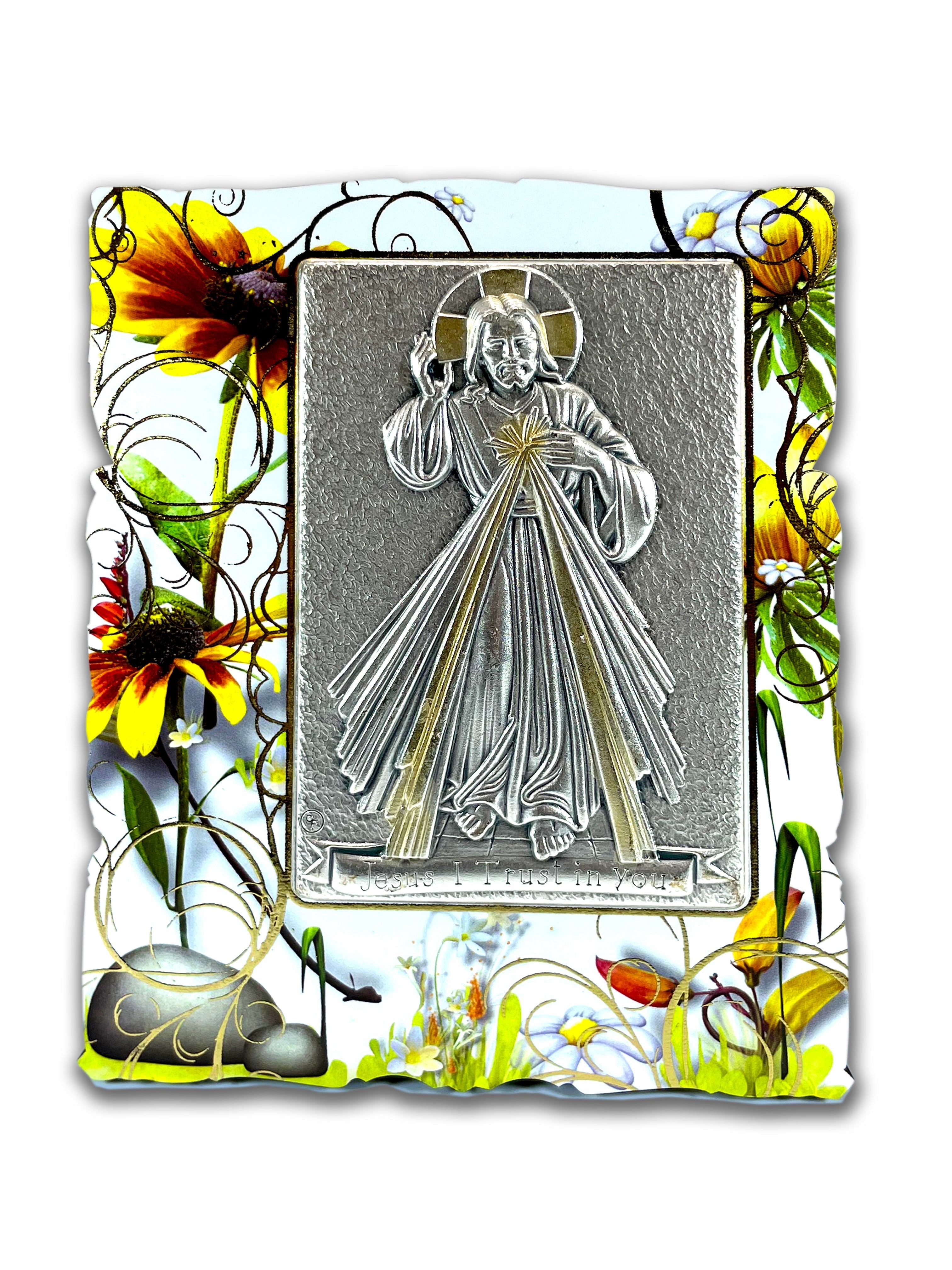 Frame Image on Relief of Divine Mercy