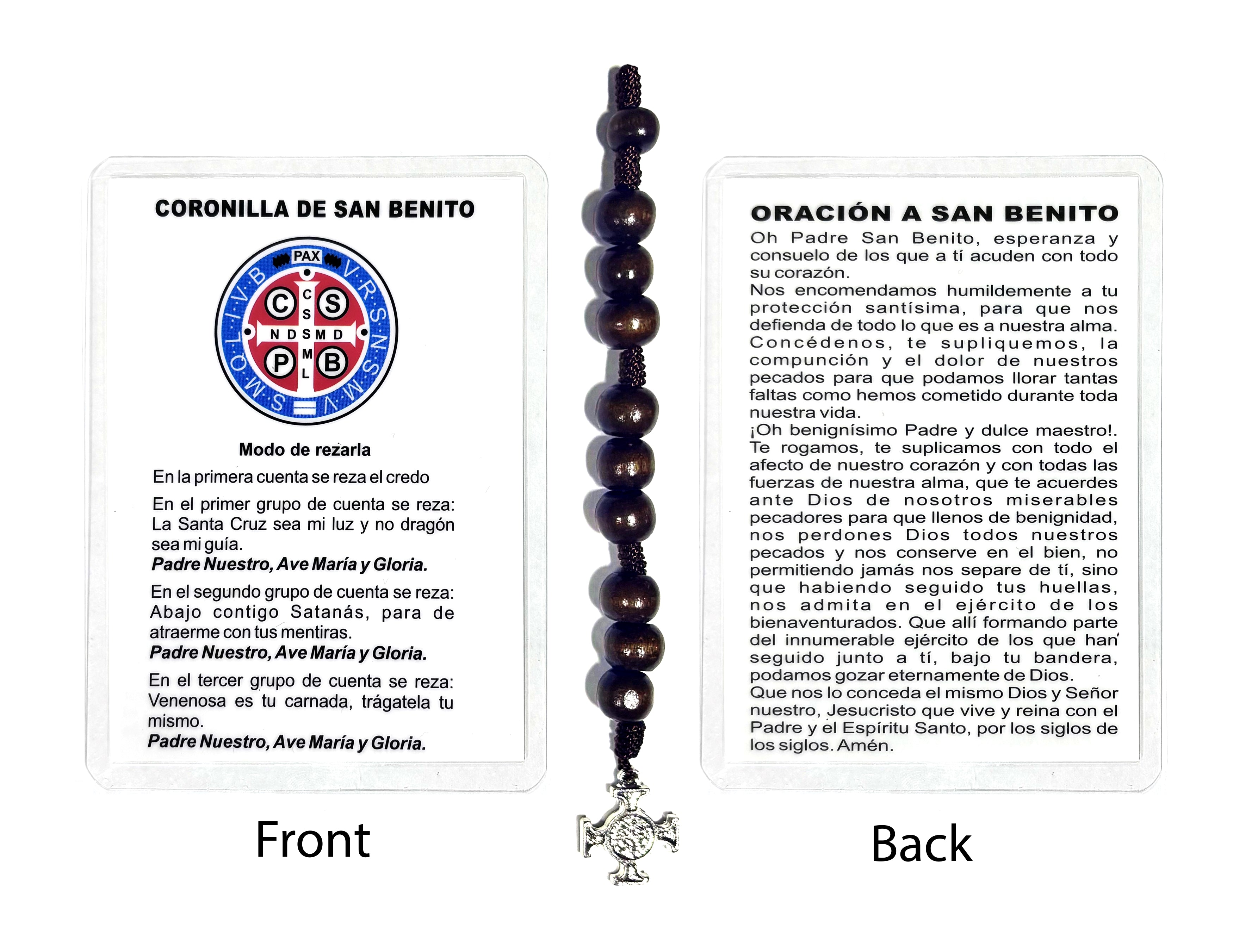Coronilla de San Benito con OraciÃ³n
