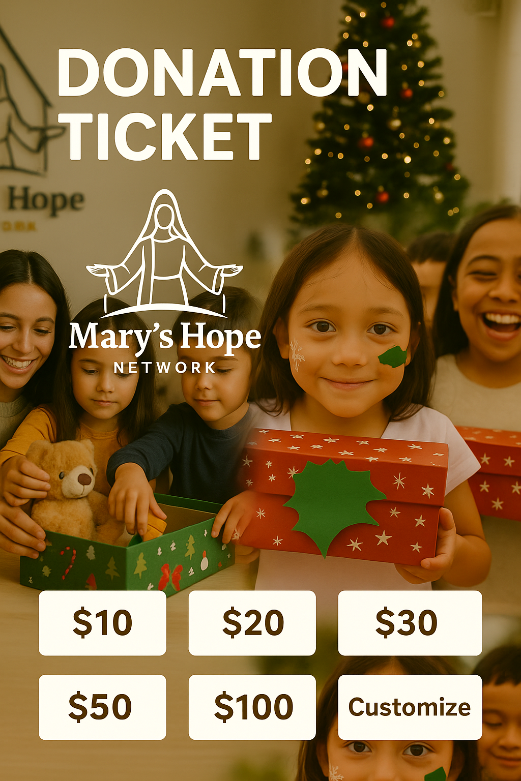 Cajitas de Maria "Un Regalo Esperanza y Amor en Navidad a NiÃ±os en Venezuela". By Mary's Hope