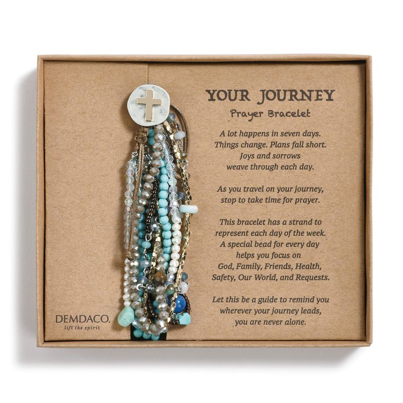 Your Journey Prayer Bracelet - Indigo