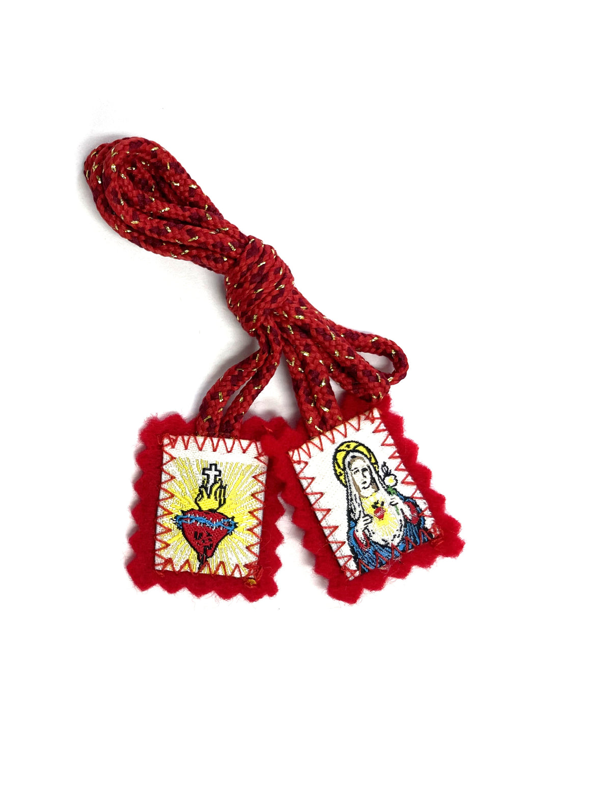 Scapular of Immaculate Heart of Mary and the Sacred Heart. Escapulario del Inmaculado CorazÃ³n de MarÃ­a y del Sagrado CorazÃ³n