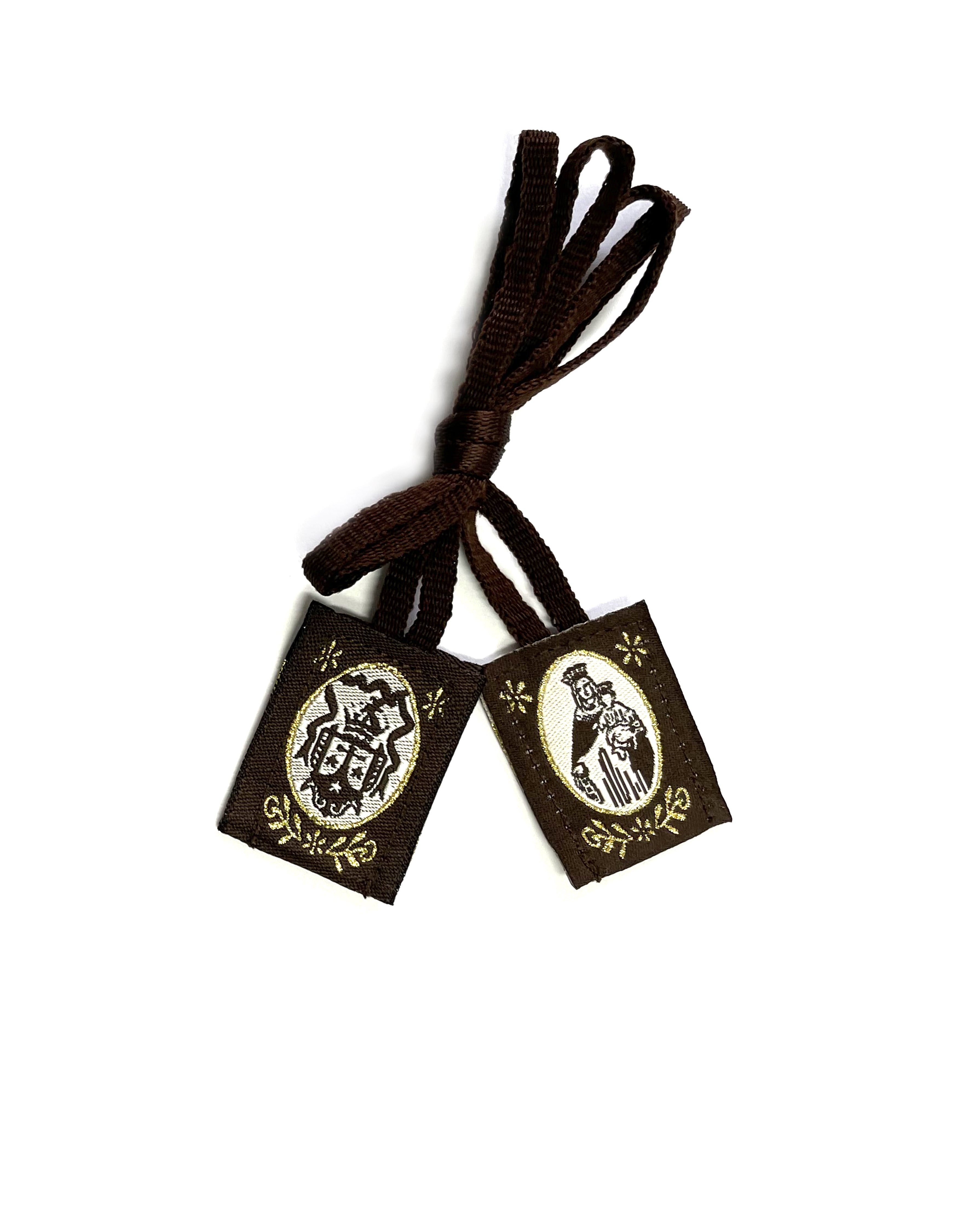 Traditional scapular of Our Lady of Mt Carmel. Escapulario tradicional de La Virgen del Carmen