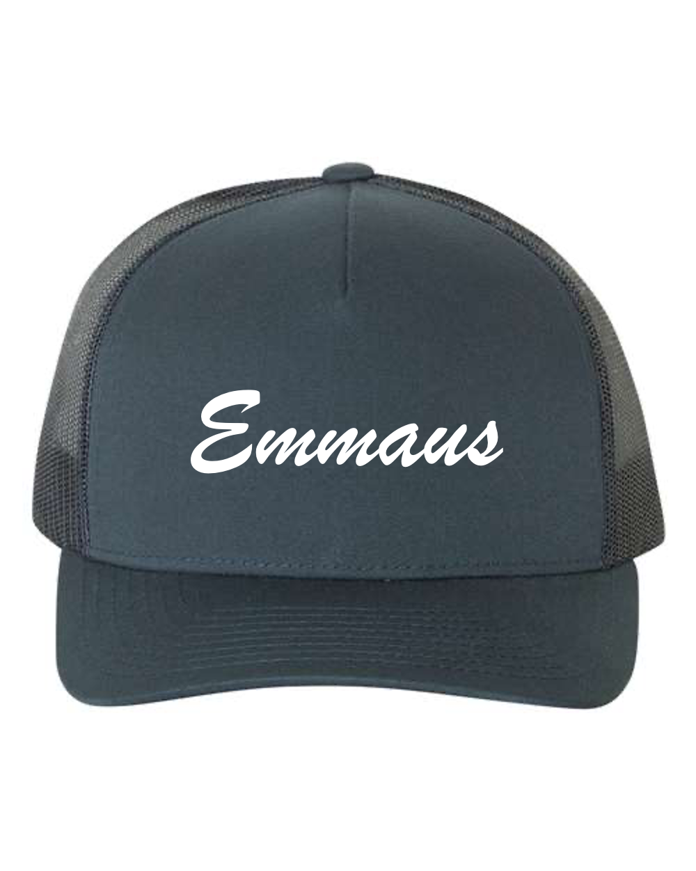 Emmaus Trucker Cap â€“ Navy Blue (5 Panels) Emmaus Logo (Special Group Discount Available)