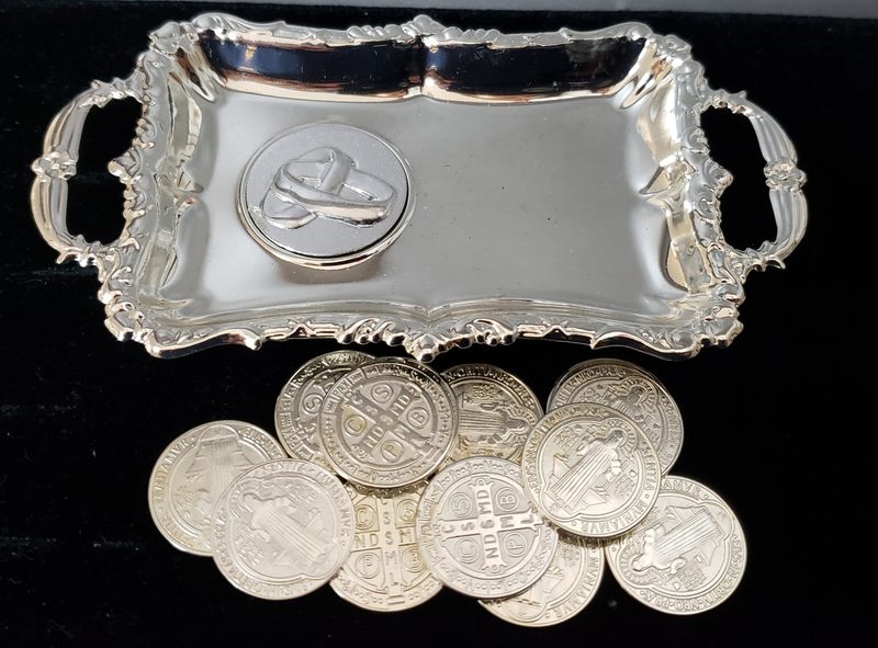 Wedding Unity Coins - Arras de Boda - St Benedict Silver