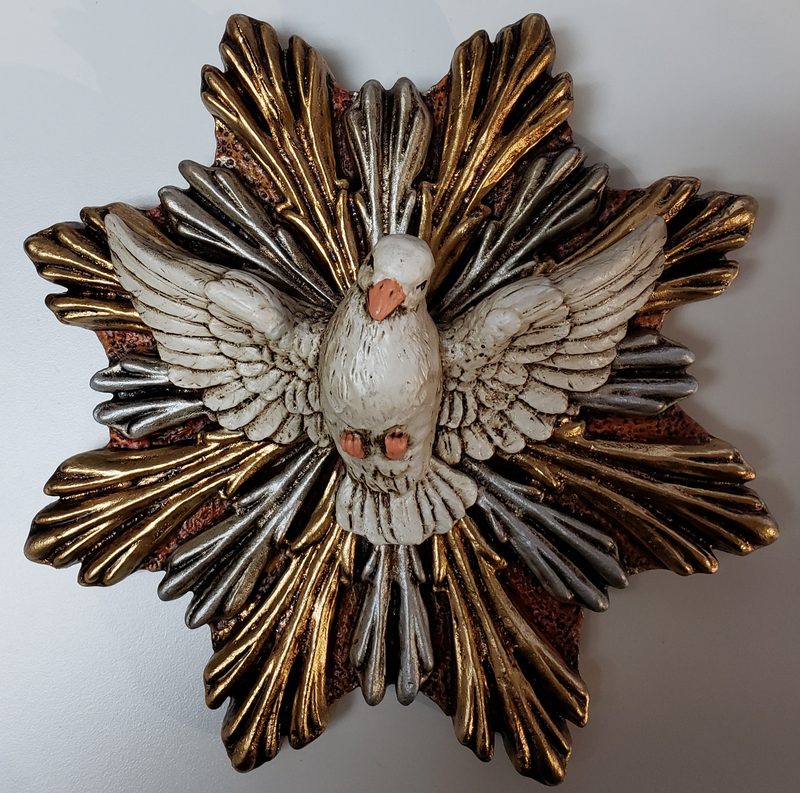 oly Spirit Hand Painted Plaque