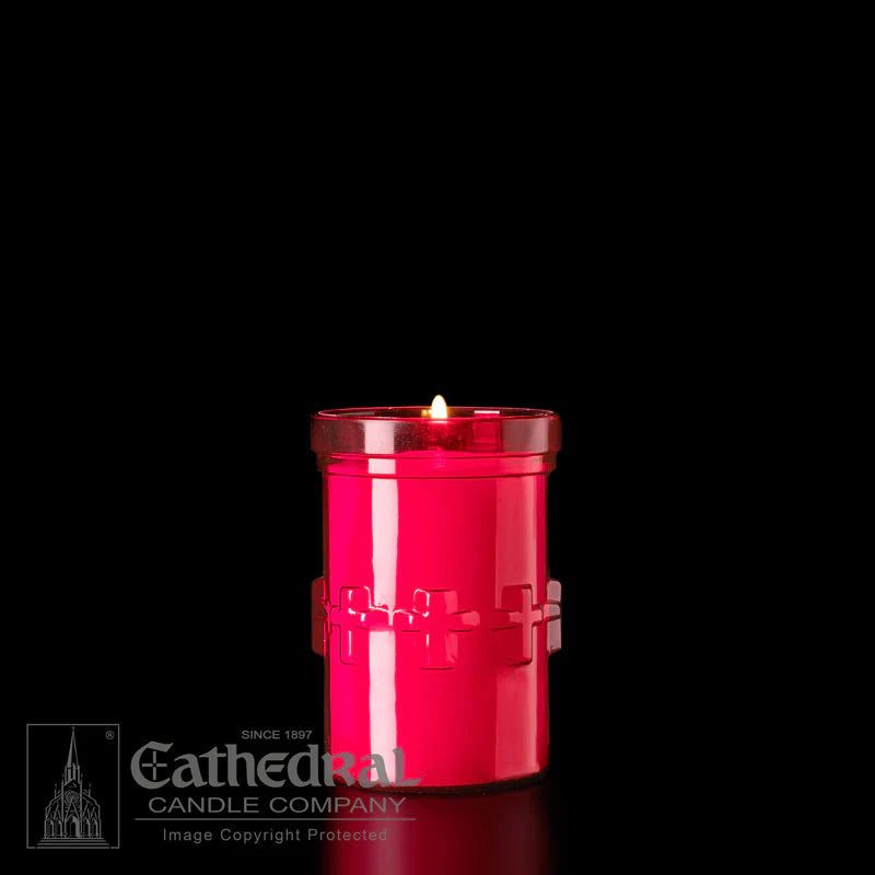Devotional Candle Lite 3 Day Ruby - Three 3 Candles