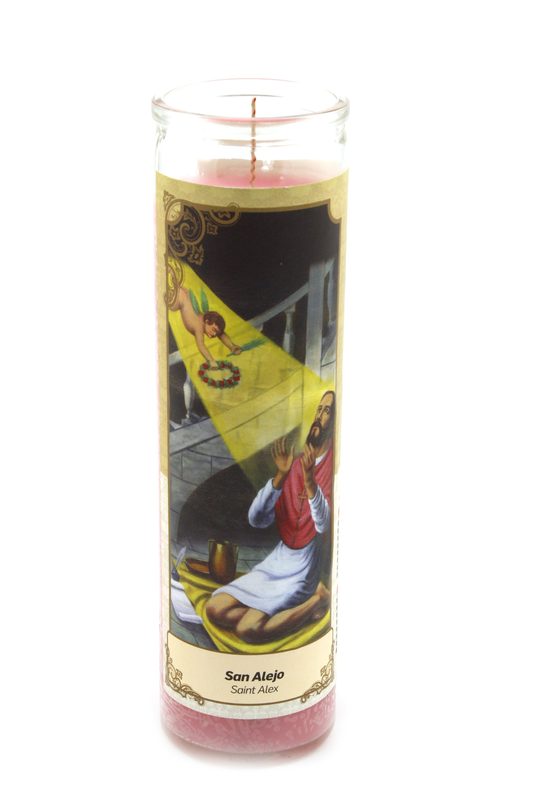 Candles of Saint Alexius- Velones San Alejo - 3 Candles