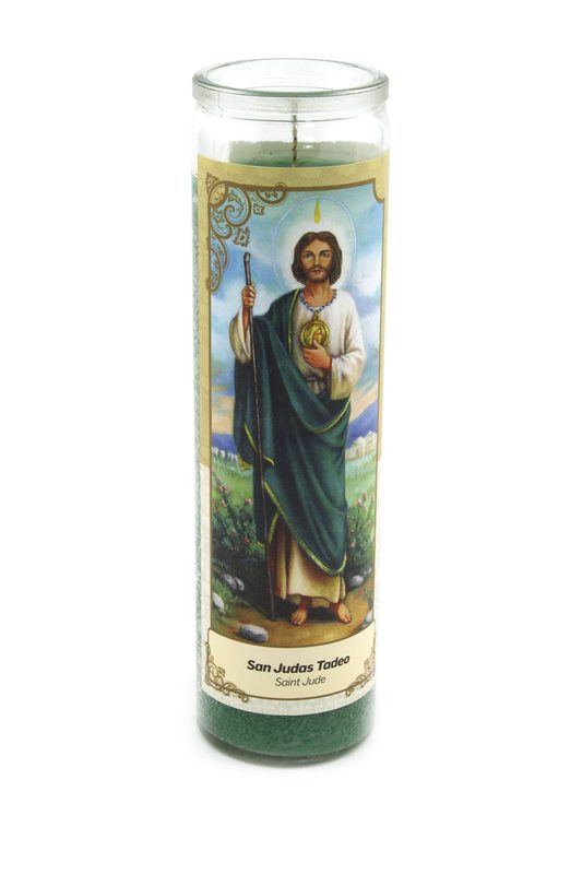 Candles Saint Jude - Velones San Judas Tadeo - 6 Candles