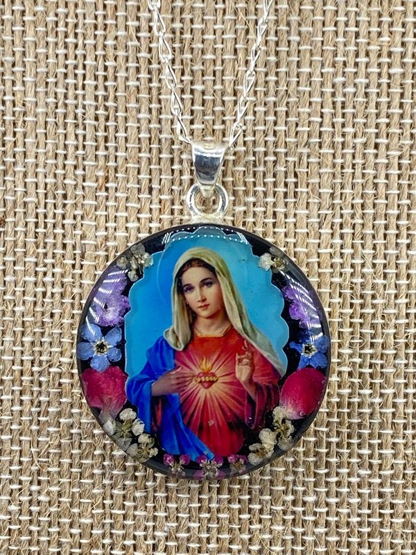 Immaculate Heart of Mary / Inmaculado Corazon de Maria - Guadalupe Collection - 12 / Circular