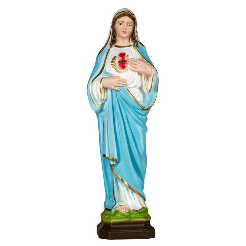 Immaculate of the Virgin Mary- Hand Painted in Italy - Our Tuscany Collection - Inmaculado Corazon de Maria