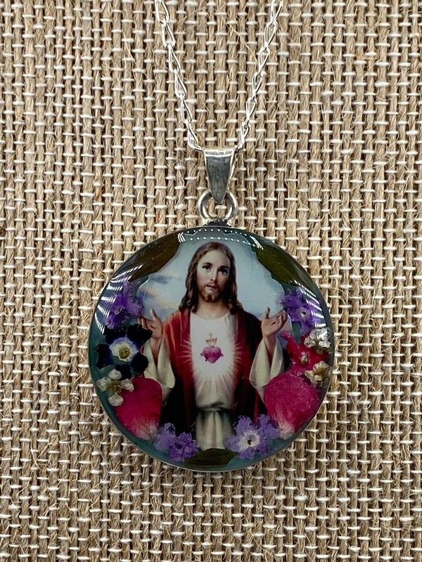 Sacred Heart of Jesus - Guadalupe Collection - 12 / Oval