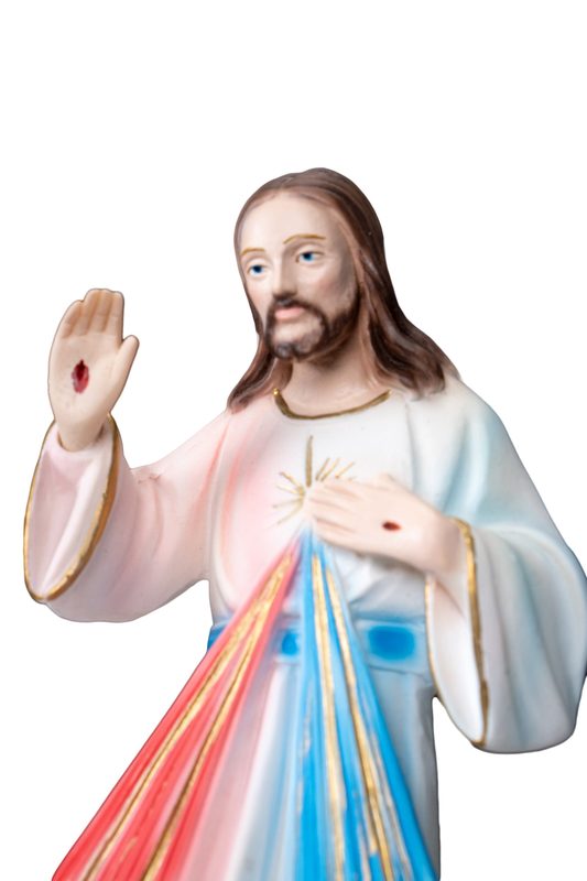 Divine Mercy statue- Hand Painted in Italy - Our Tuscany Collection- Imagen de la Divina Misericordia