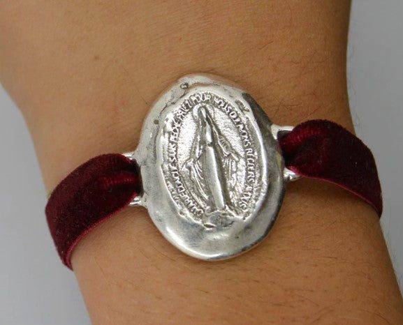 Silver Plated Miraculous Bracelet - BLUE