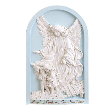 Guardian Angel Wall Plq-boy