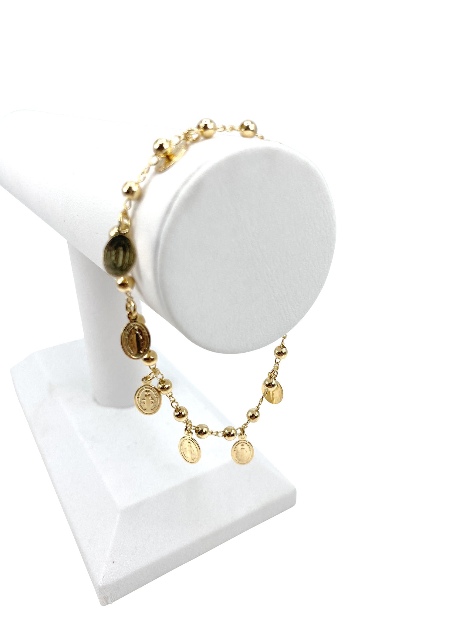 Bracelet  w/ Our Lady of Grace charms