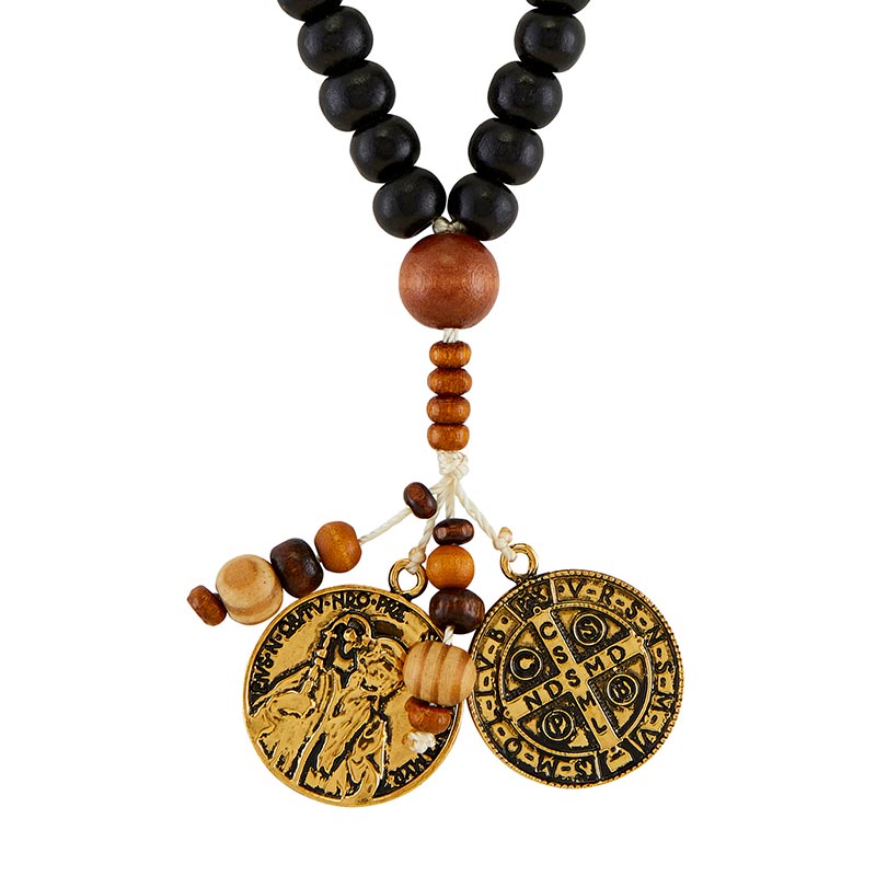 Saint Benedict Door Hanger black