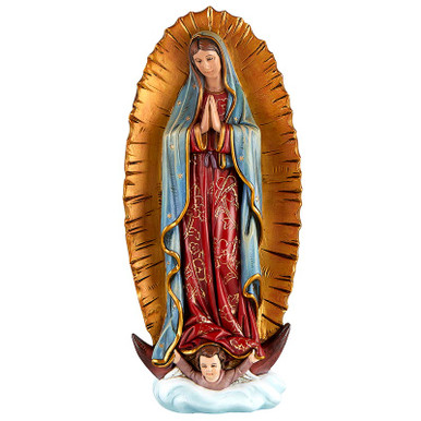 12-1/8" Our Lady Guadalupe Statue
