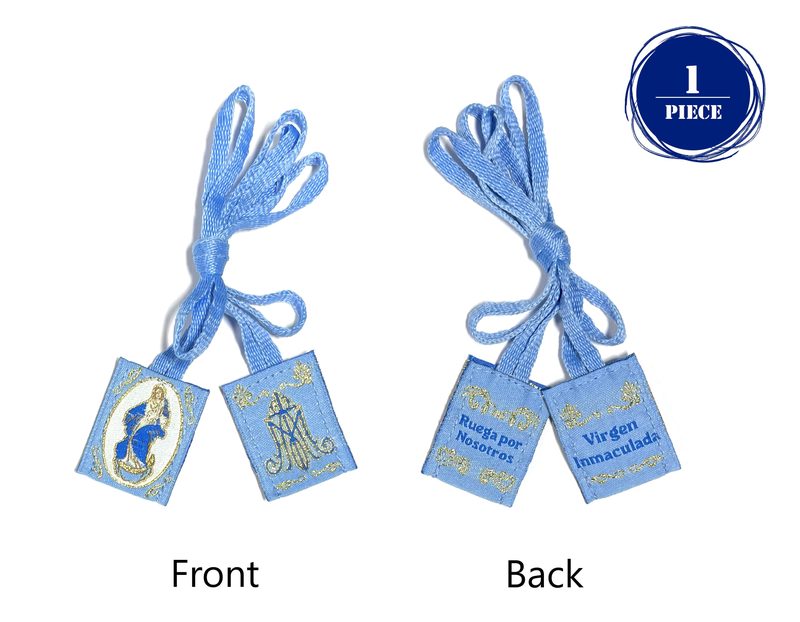 Scapular of The Immaculate Conception. Escapulario de La Inmaculada Concepción - Small / 1 Piece