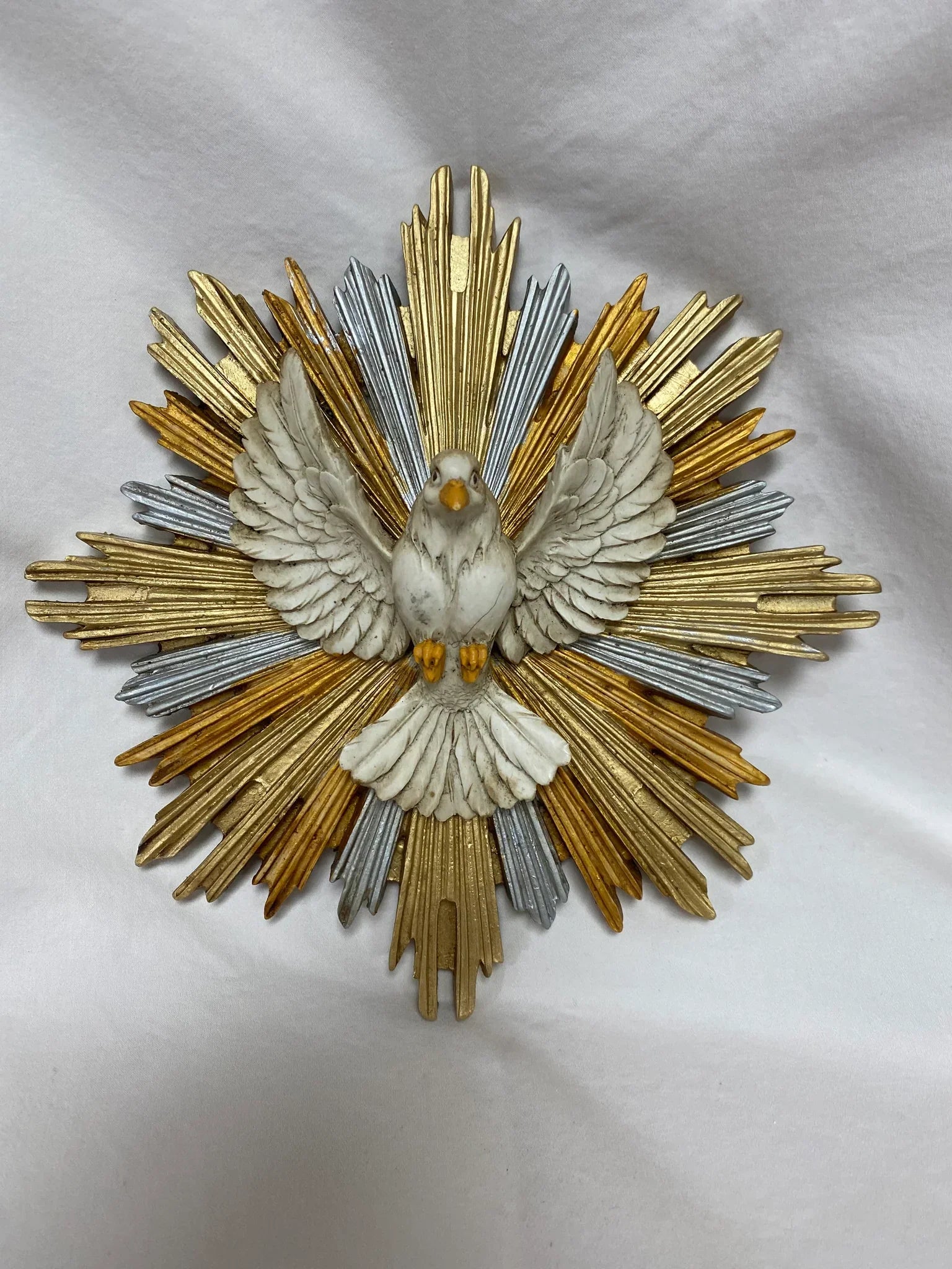 Holy Spirit Dove Hand Painted Plaque