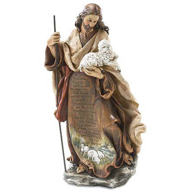12 1/4" GOOD SHEPHERD FIGURINE