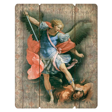 Plaque Saint Michael, 15"