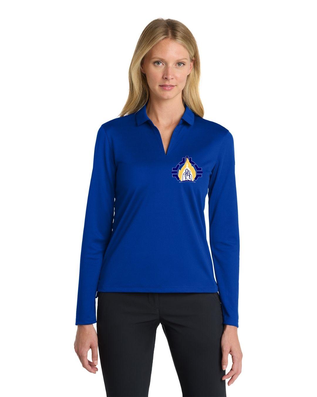 Schoenstatt Miami Women's Nike Dri-FIT Micro Pique 2.0 Long Sleeve Polo