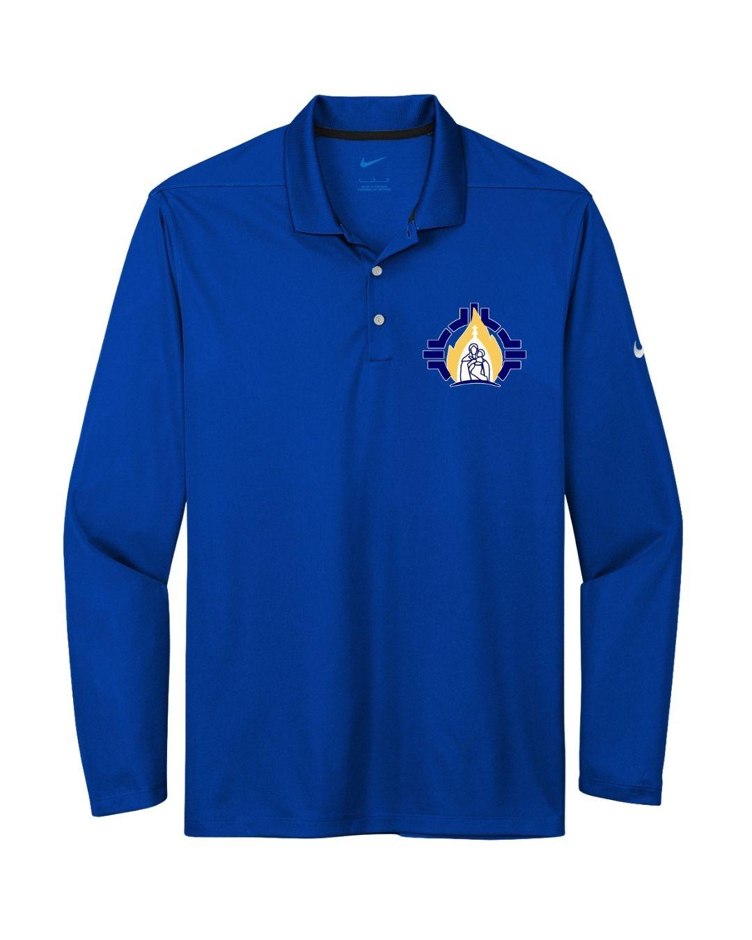 Schoenstatt Miami Men's Nike Dri-FIT Micro Pique 2.0 Long Sleeve Polo