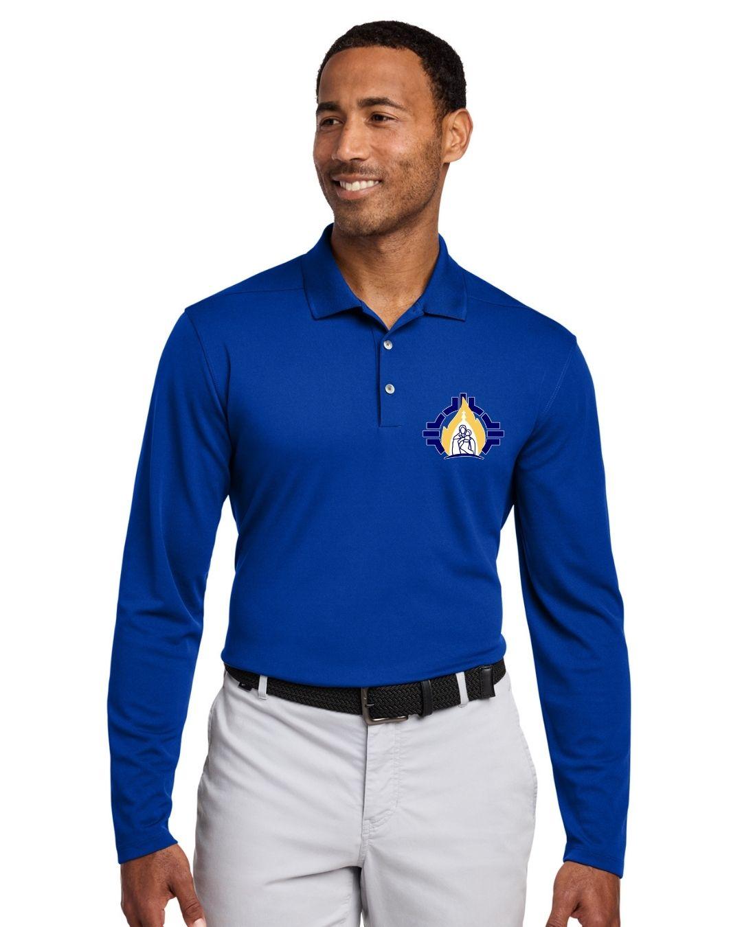 Schoenstatt Miami Men's Nike Dri-FIT Micro Pique 2.0 Long Sleeve Polo