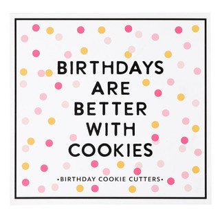 Birthday Cookie Cutter Book Bx