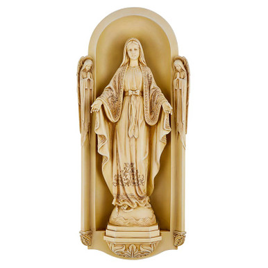 Our Lady Grace St. Bndtto Garden Plaque