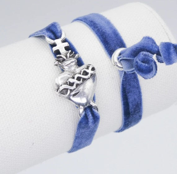 Silver Plated Sacred Heart Bracelet IV